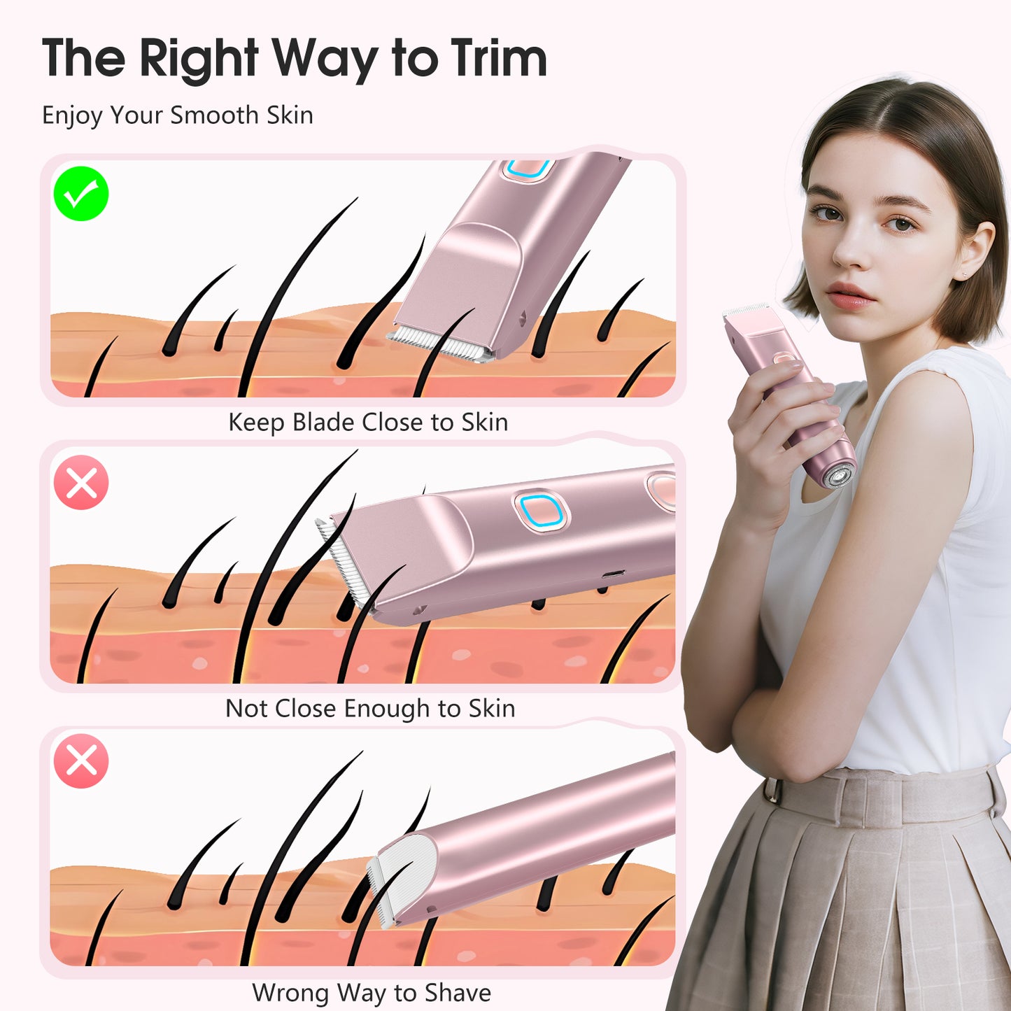 Dual-Head Bikini Hair Shaver